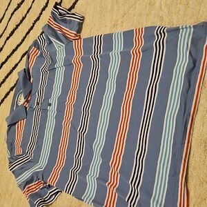 Izod Multicolor Striped Polo Shirt